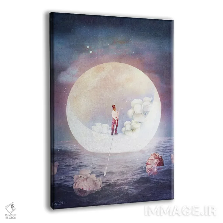 تابلو دکوراتیو کشتی ران اثر کاترین ولز-استاین - نمای پرسپکتیو محصول