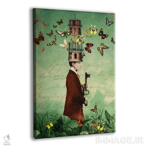 تابلو دکوراتیو ذهنت را آزاد کن اثر کاترین ولز-استاین - نمای پرسپکتیو محصول