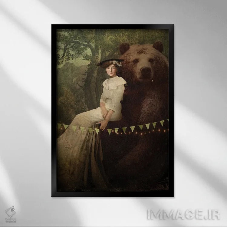 تابلو دکوراتیو رفیق خوب اثر کاترین ولز-استاین - نمای قابدار مشکی