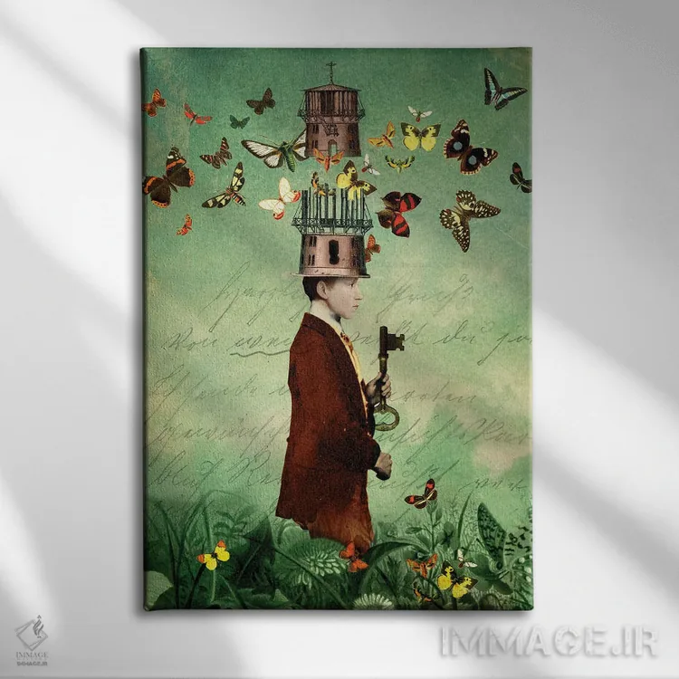 تابلو دکوراتیو ذهنت را آزاد کن اثر کاترین ولز-استاین - نمای روبهرو روی دیوار