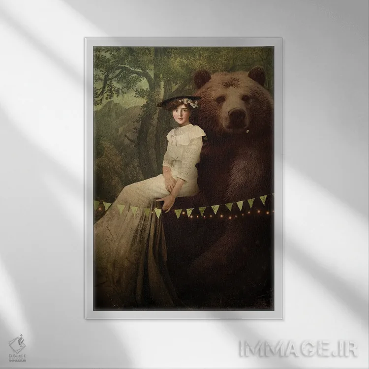 تابلو دکوراتیو رفیق خوب اثر کاترین ولز-استاین - نمای قابدار سفید