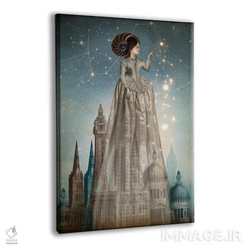 تابلو دکوراتیو ابراکادابرا اثر کاترین ولز-استاین - نمای پرسپکتیو محصول