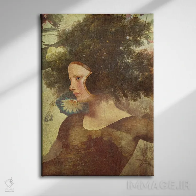 تابلو دکوراتیو رنگ های پاییزی اثر کاترین ولز-استاین - نمای روبهرو روی دیوار