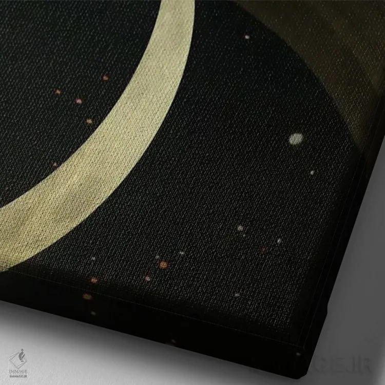 تابلو دکوراتیو تغییر نور اثر کاترین ولز-استاین - نمای نزدیک بافت بوم