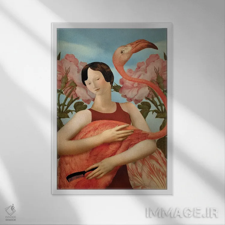 تابلو دکوراتیو آراستن اثر کاترین ولز-استاین - نمای قابدار سفید