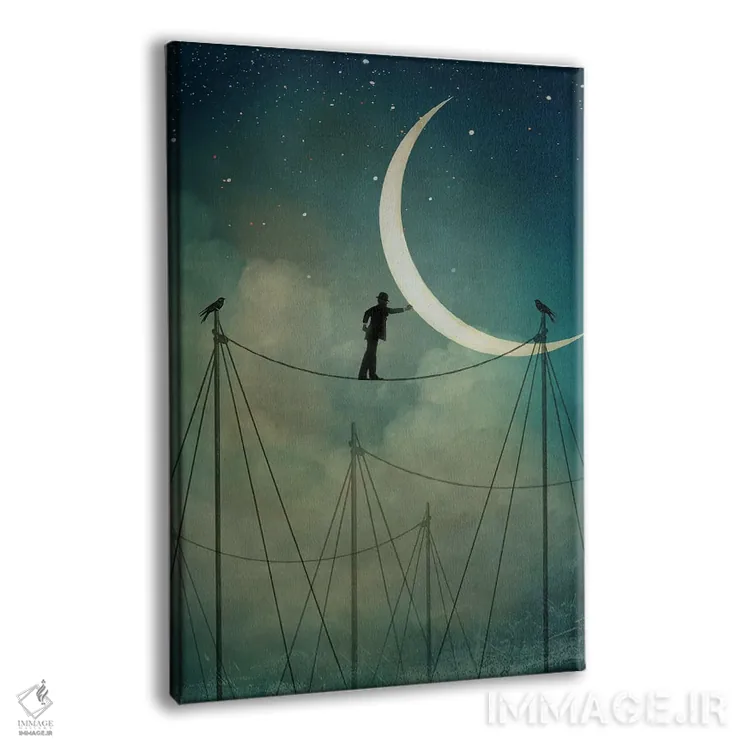 تابلو دکوراتیو رقص مهتاب اثر کاترین ولز-استاین - نمای پرسپکتیو محصول