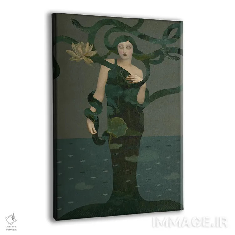 تابلو دکوراتیو مدوسا اثر کاترین ولز-استاین - نمای پرسپکتیو محصول