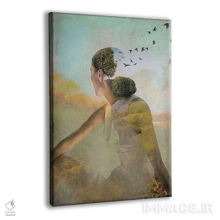 تابلو دکوراتیو رویای تابستانه اثر کاترین ولز-استاین - نمای پرسپکتیو محصول