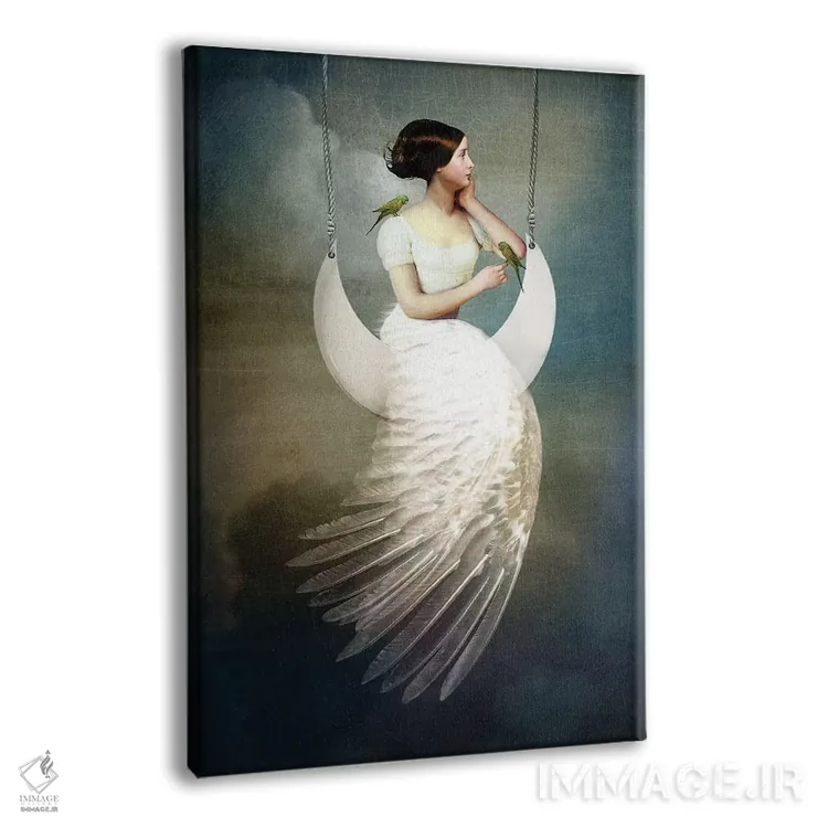 تابلو دکوراتیو تا ماه و بازگشت اثر کاترین ولز-استاین - نمای پرسپکتیو محصول