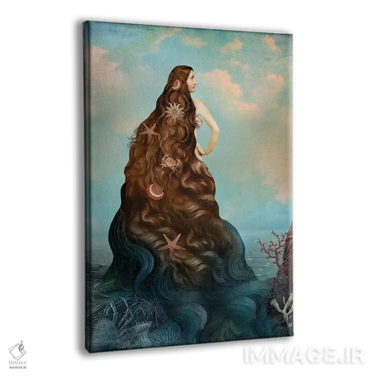 تابلو دکوراتیو آب جزیره ویرجین اثر کاترین ولز-استاین - نمای پرسپکتیو محصول