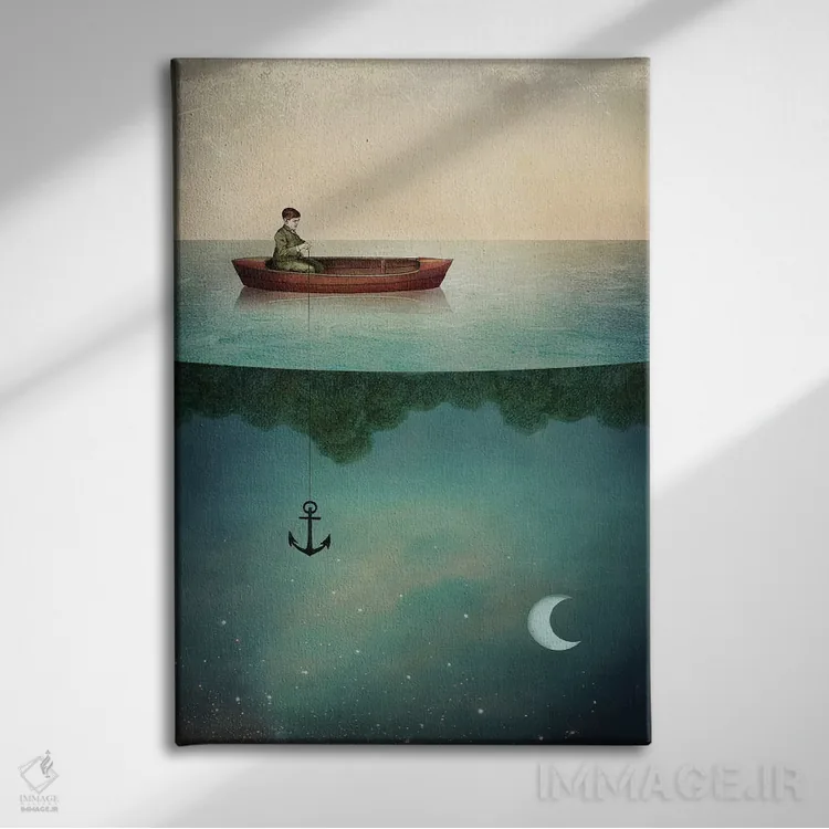 تابلو دکوراتیو ورود به سرزمین رویاها اثر کاترین ولز-استاین - نمای روبهرو روی دیوار