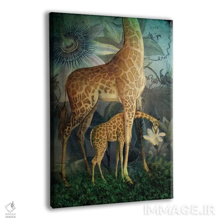 تابلو دکوراتیو زندگی جنگلی اثر کاترین ولز-استاین - نمای پرسپکتیو محصول