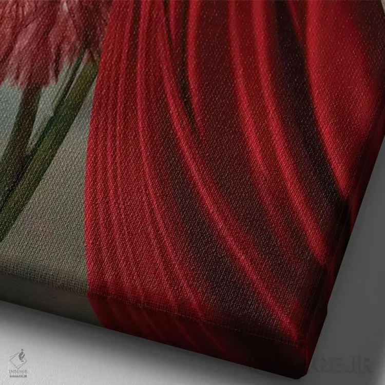 تابلو دکوراتیو تخیل اثر کاترین ولز-استاین - نمای نزدیک بافت بوم