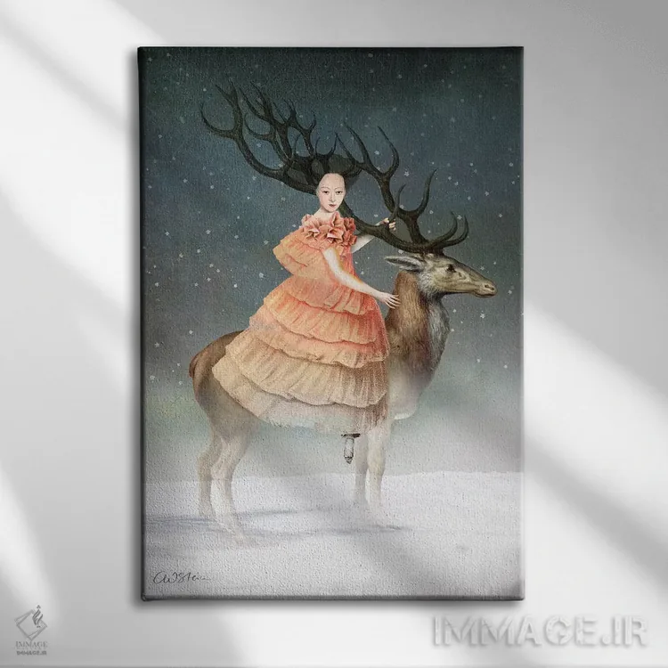 تابلو دکوراتیو دوست عزیز من اثر کاترین ولز-استاین - نمای روبهرو روی دیوار