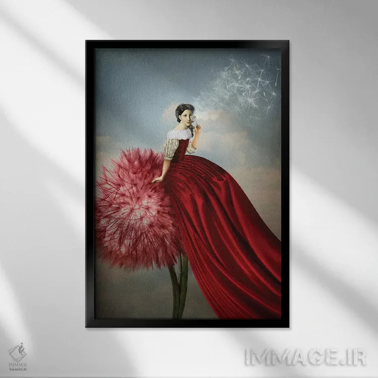 تابلو دکوراتیو تخیل اثر کاترین ولز-استاین - نمای قابدار مشکی