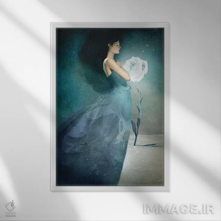 تابلو دکوراتیو شاهزاده یخی اثر کاترین ولز-استاین - نمای قابدار سفید