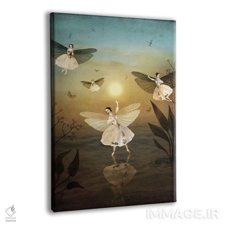 تابلو دکوراتیو رقص خورشید اثر کاترین ولز-استاین - نمای پرسپکتیو محصول