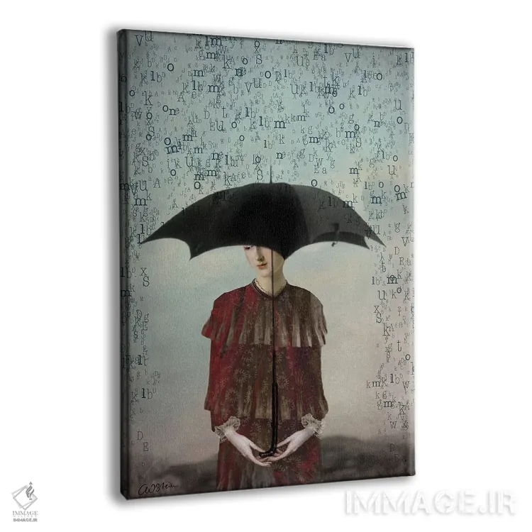 تابلو دکوراتیو بی کلام اثر کاترین ولز-استاین - نمای پرسپکتیو محصول