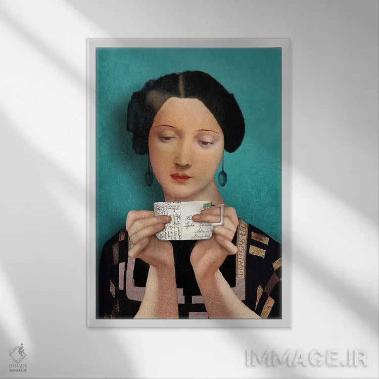 تابلو دکوراتیو مرا به خاطر بسپار اثر کاترین ولز-استاین - نمای قابدار سفید