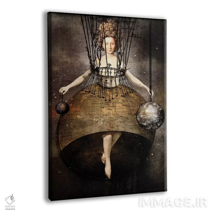 تابلو دکوراتیو جهان اثر کاترین ولز-استاین - نمای پرسپکتیو محصول