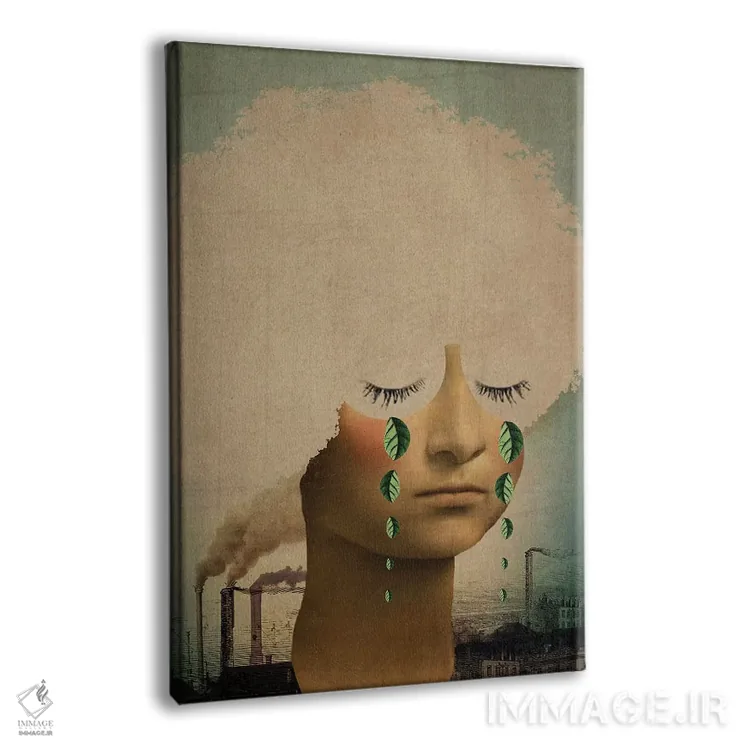 تابلو دکوراتیو تغییرات اقلیمی اثر کاترین ولز-استاین - نمای پرسپکتیو محصول