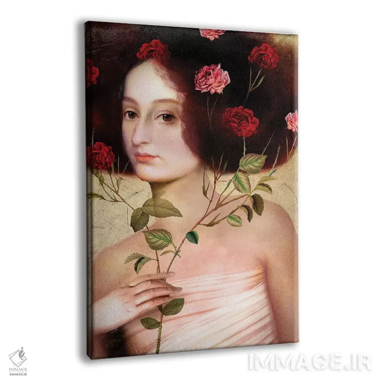 تابلو دکوراتیو دسته گل اثر کاترین ولز-استاین - نمای پرسپکتیو محصول