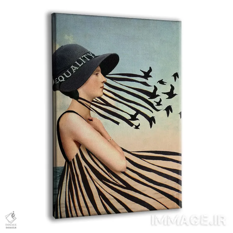 تابلو دکوراتیو برابری اثر کاترین ولز-استاین - نمای پرسپکتیو محصول