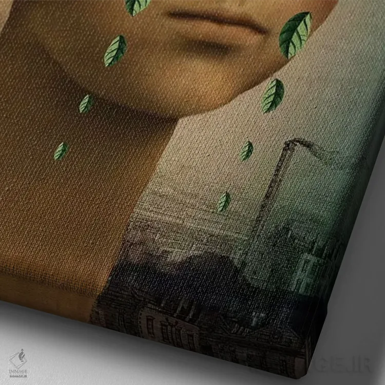 تابلو دکوراتیو تغییرات اقلیمی اثر کاترین ولز-استاین - نمای نزدیک بافت بوم