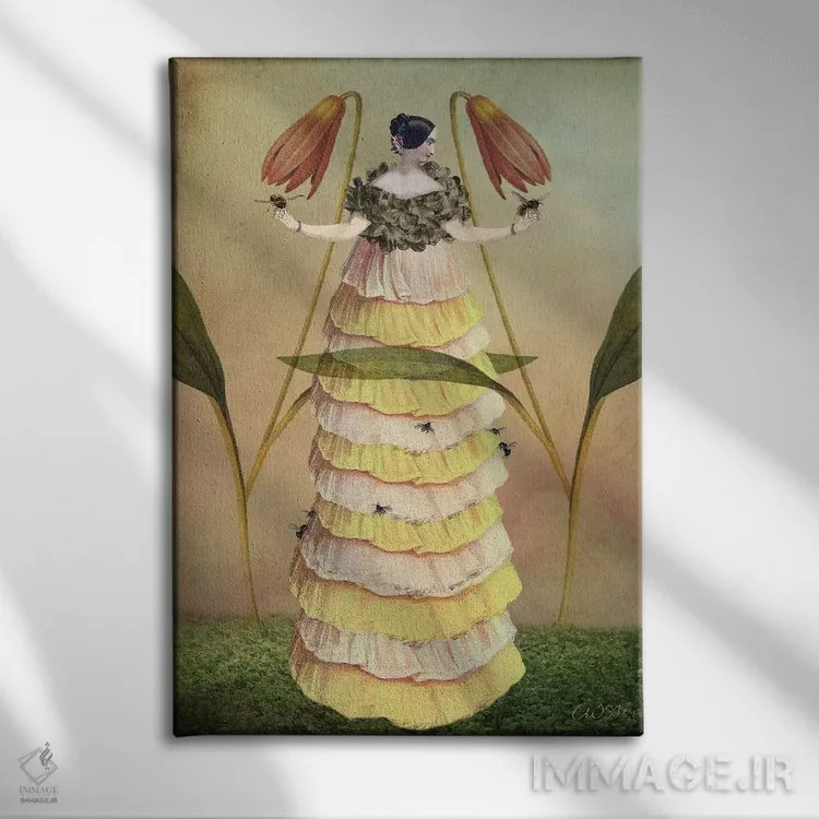 تابلو دکوراتیو ملکه بی اثر کاترین ولز-استاین - نمای روبهرو روی دیوار