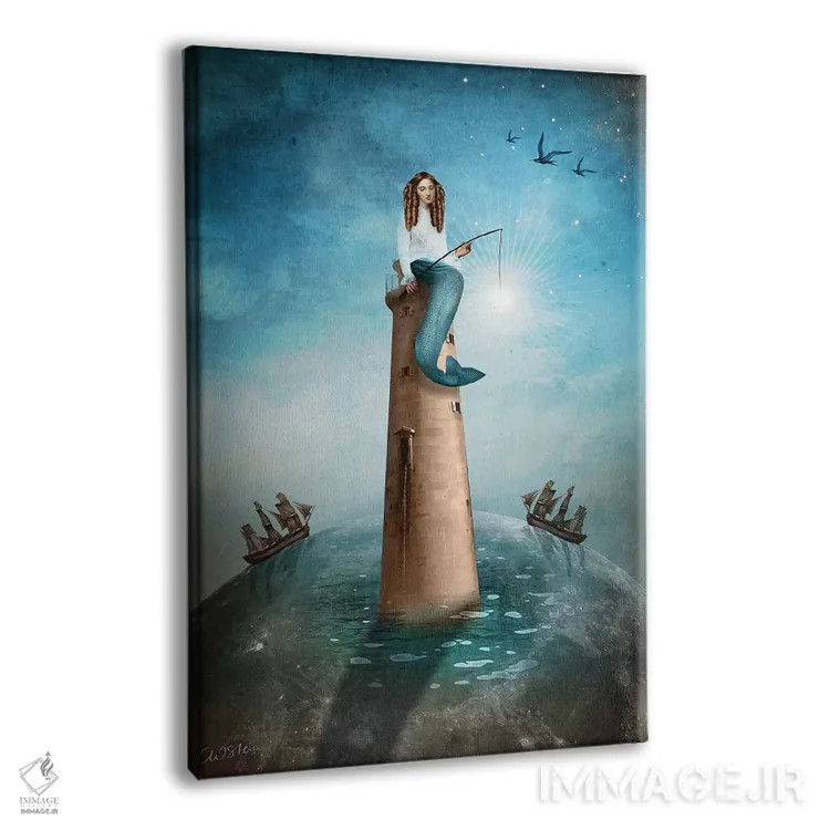 تابلو دکوراتیو زاهد اثر کاترین ولز-استاین - نمای پرسپکتیو محصول