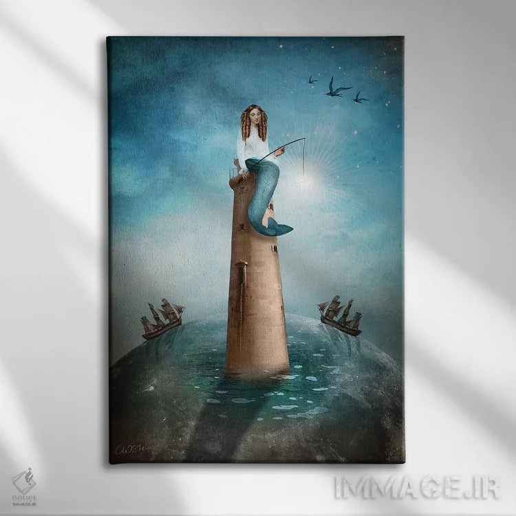 تابلو دکوراتیو زاهد اثر کاترین ولز-استاین - نمای روبهرو روی دیوار