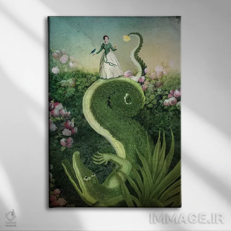 تابلو دکوراتیو احمق اثر کاترین ولز-استاین - نمای روبهرو روی دیوار