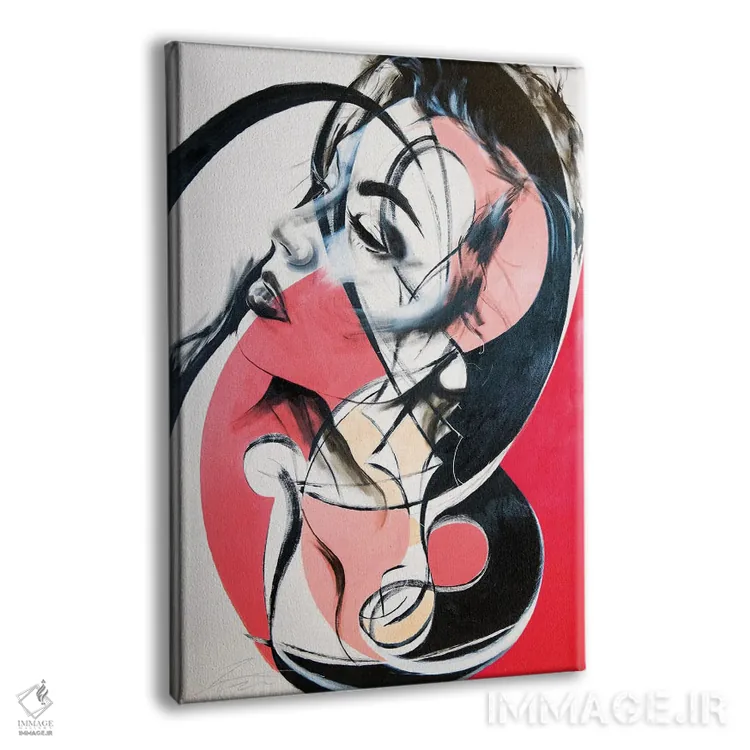 تابلو دکوراتیو امید اثر چنس وات - نمای پرسپکتیو محصول