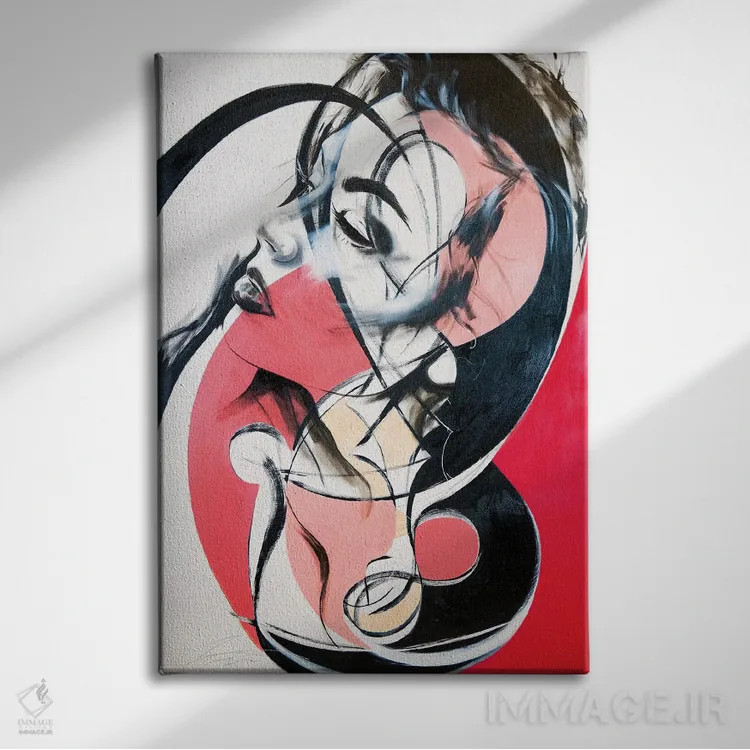 تابلو دکوراتیو امید اثر چنس وات - نمای روبهرو روی دیوار