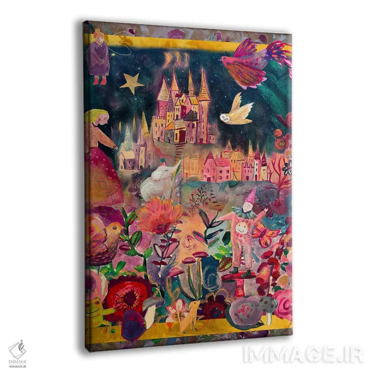 تابلو دکوراتیو قلعه اثر کلر وست وود - نمای پرسپکتیو محصول