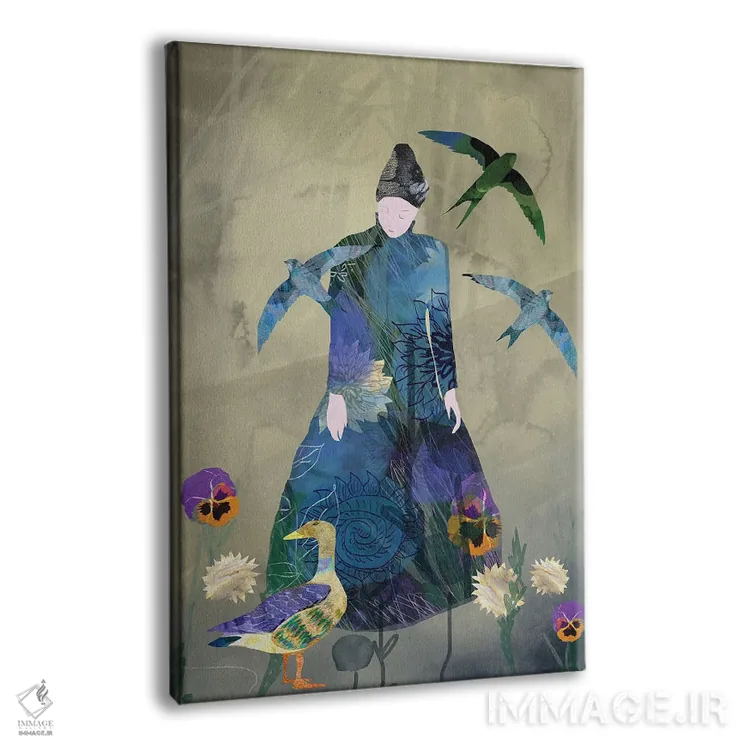 تابلو دکوراتیو اردک اثر کلر وست وود - نمای پرسپکتیو محصول