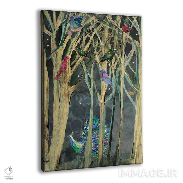 تابلو دکوراتیو در جنگل اثر کلر وست وود - نمای پرسپکتیو محصول