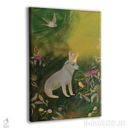 تابلو دکوراتیو شاهزاده خانم کوچک اثر کلر وست وود - نمای پرسپکتیو محصول