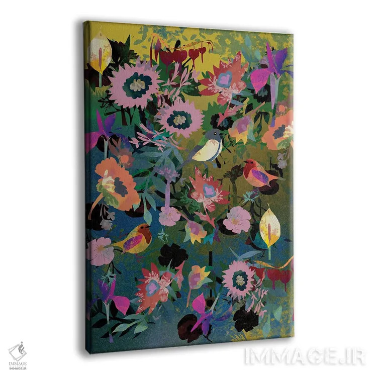 تابلو دکوراتیو گل های من اثر کلر وست وود - نمای پرسپکتیو محصول