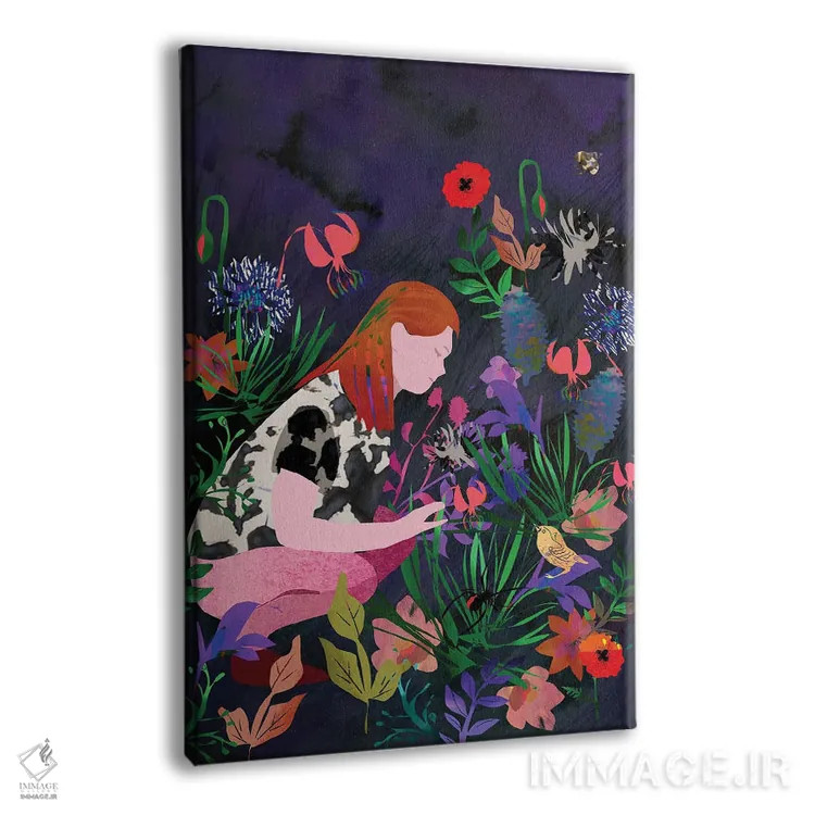 تابلو دکوراتیو باغ من اثر کلر وست وود - نمای پرسپکتیو محصول