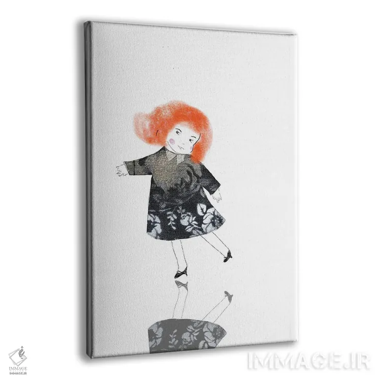 تابلو دکوراتیو لباس جدید اثر کلر وست وود - نمای پرسپکتیو محصول