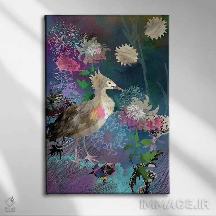 تابلو دکوراتیو شرقی اثر کلر وست وود - نمای روبهرو روی دیوار