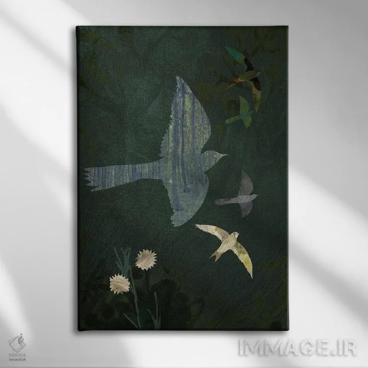 تابلو دکوراتیو صلح اثر کلر وست وود - نمای روبهرو روی دیوار