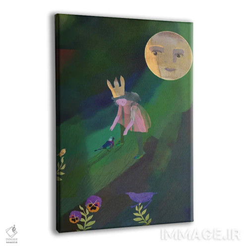 تابلو دکوراتیو بازی اثر کلر وست وود - نمای پرسپکتیو محصول