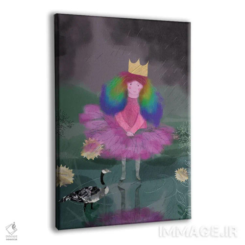 تابلو دکوراتیو مغرور اثر کلر وست وود - نمای پرسپکتیو محصول