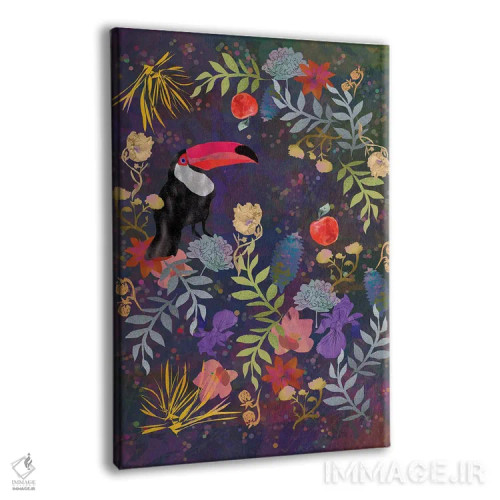 تابلو دکوراتیو توکان اثر کلر وست وود - نمای پرسپکتیو محصول