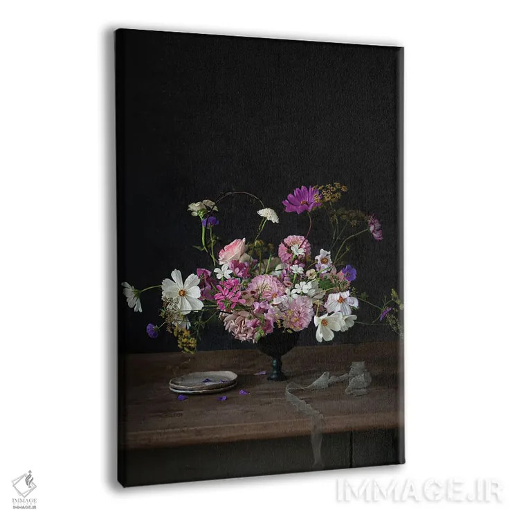 تابلو دکوراتیو جام سیاه اثر کورنلیا وبر - نمای پرسپکتیو محصول