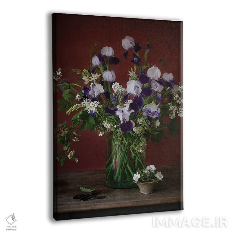 تابلو دکوراتیو زنبق باراباتا اثر کورنلیا وبر - نمای پرسپکتیو محصول