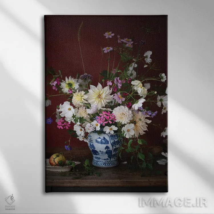 تابلو دکوراتیو وفور ماه اکتبر اثر کورنلیا وبر - نمای روبهرو روی دیوار