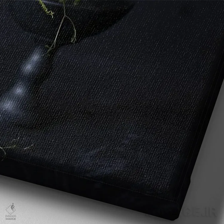 تابلو دکوراتیو کوبیا اسکندنس اثر کورنلیا وبر - نمای نزدیک بافت بوم